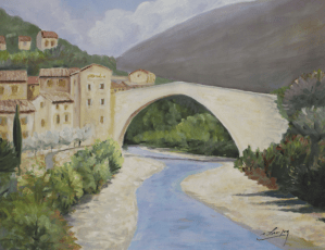 Pont roman de Nyons Huile