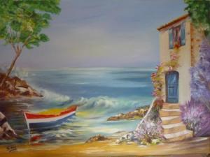 Le sud Huile 50x70